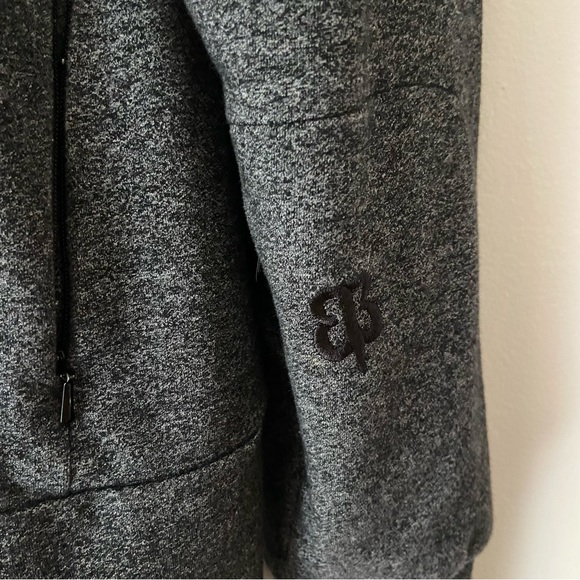 Betabrand Dark Gray Knockout Travel Hoodie - Picture 4 of 5